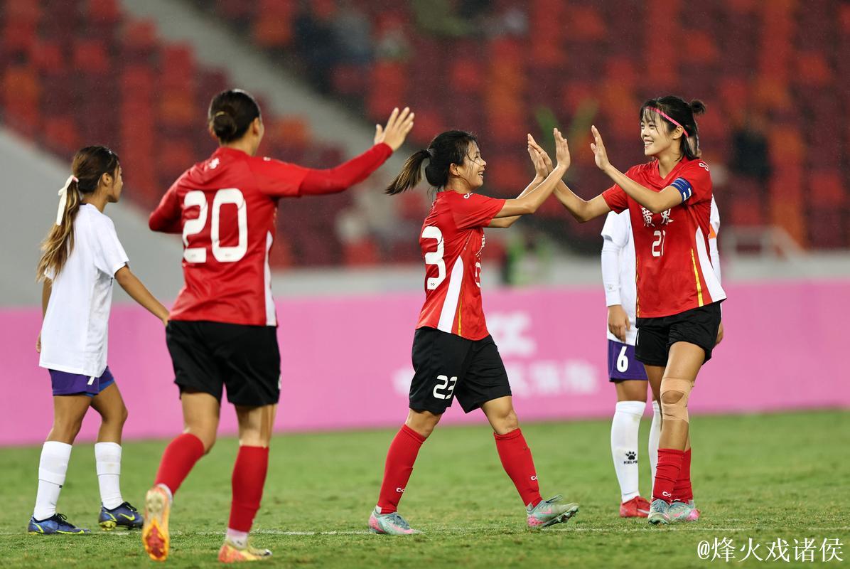 十五运会女足成年组首战告捷 广东队喜获“开门红”